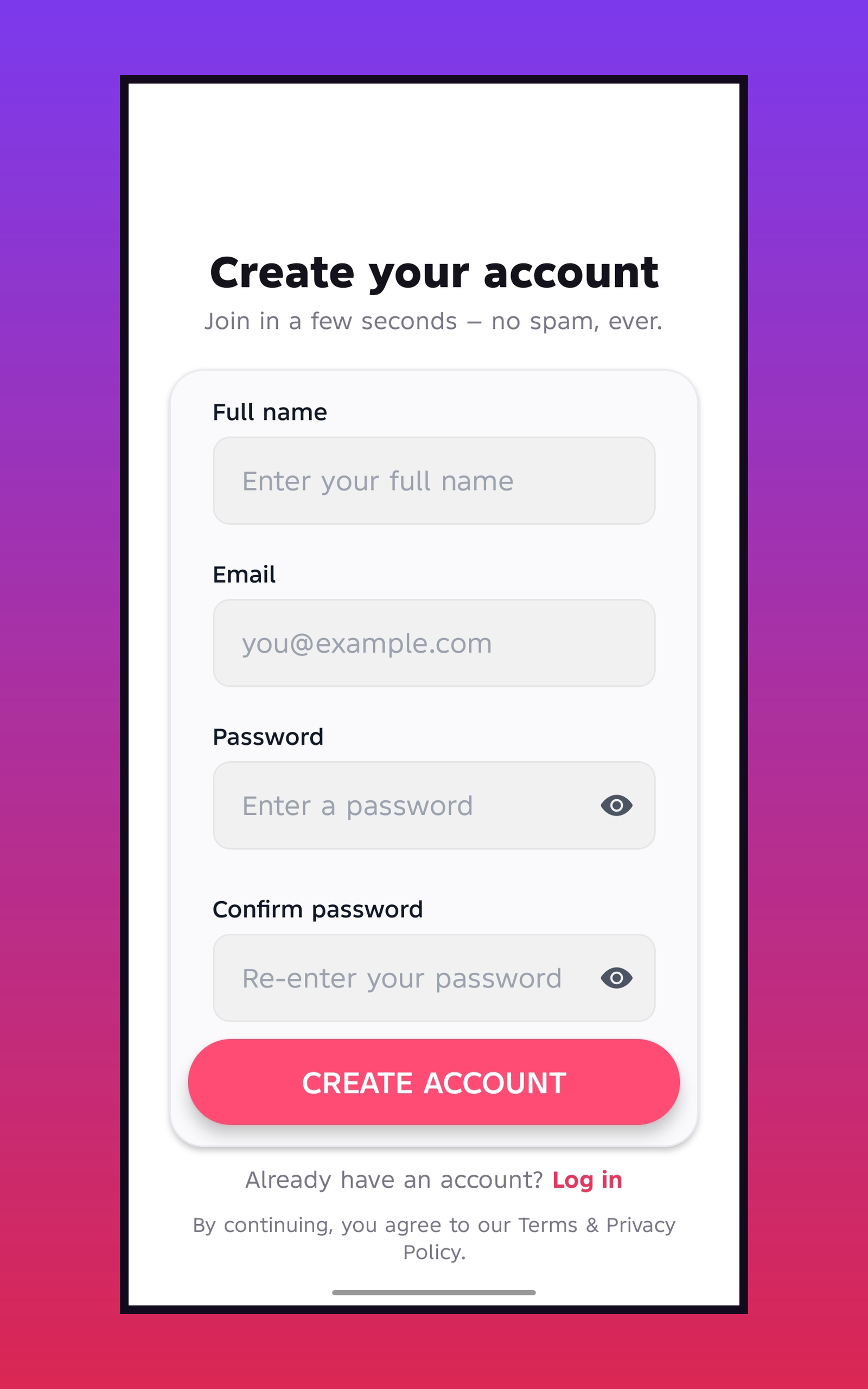 SocialView chat screen